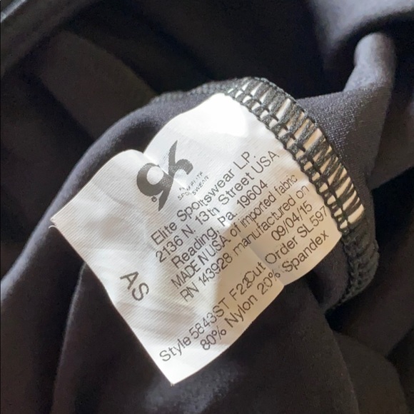 Beautiful gymnastics leotard with scrunchie - Picture 4 of 4